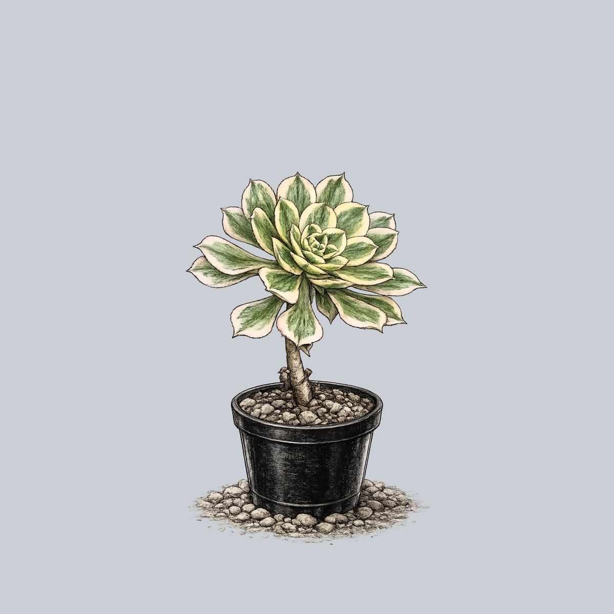 Variegated Tree Aeonium – Plant Detectives