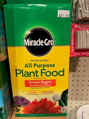 MIRACLE GRO ALL PURPOSE PLANT FOOD 4LBS - Garden Supplies -