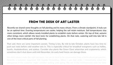 From the Desk of Art Laster - October 2025