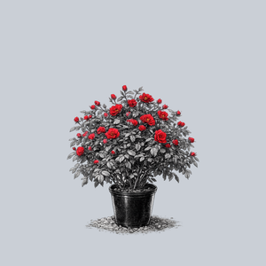 All Ablaze Red Climbing Rose