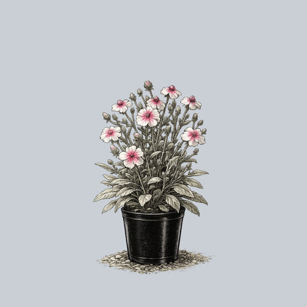 Angel Blush Rose Campion