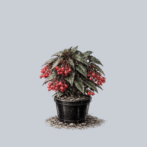 Angel Wing Torch Red Begonia