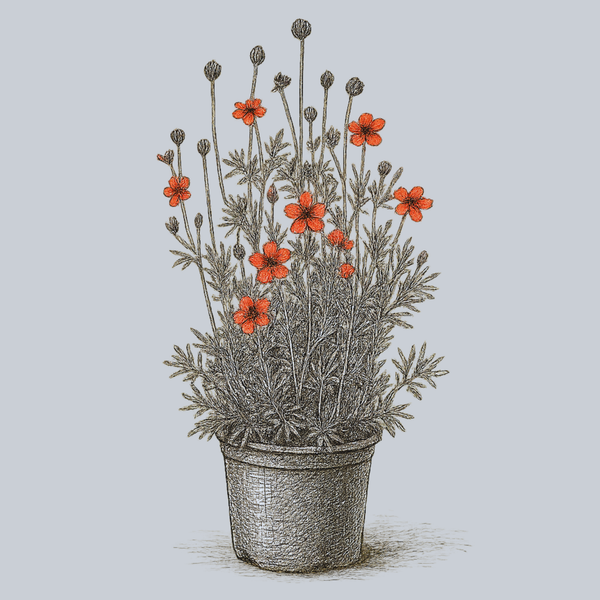 Annabella Deep Rose Anemone