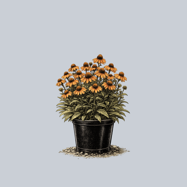 Artisan Soft Orange Coneflower