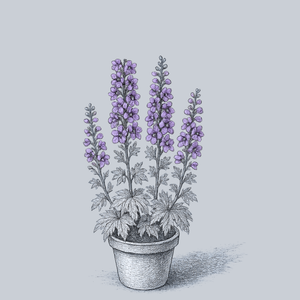 Aurora Light Purple Delphinium