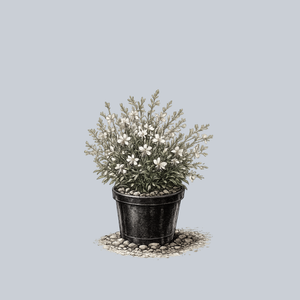 Belleza White Wand Flower