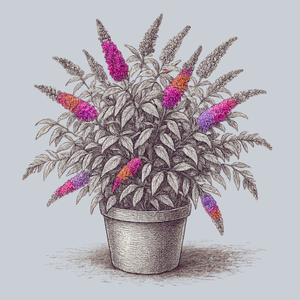 Bicolor Butterfly Bush