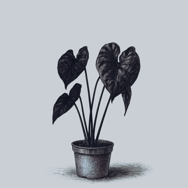 Black Sapphire Elephant Ear