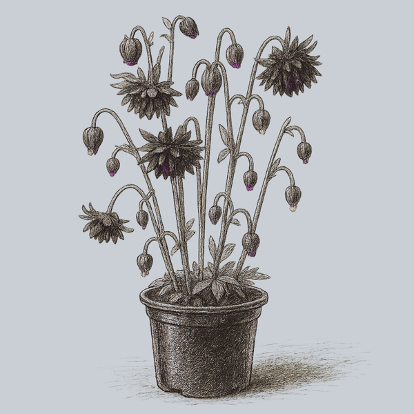 Black Barlow Columbine