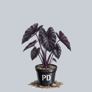 Black Coral Elephant Ear