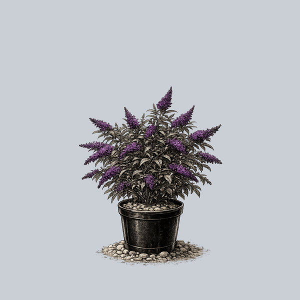 Black Knight Butterfly Bush