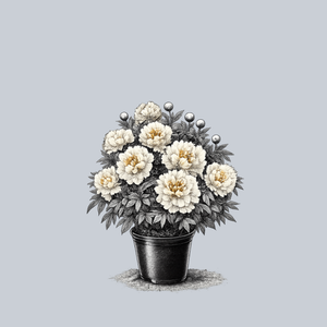 Bowl of Cream Peony