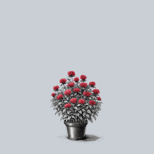 Cherry Pops Bee Balm