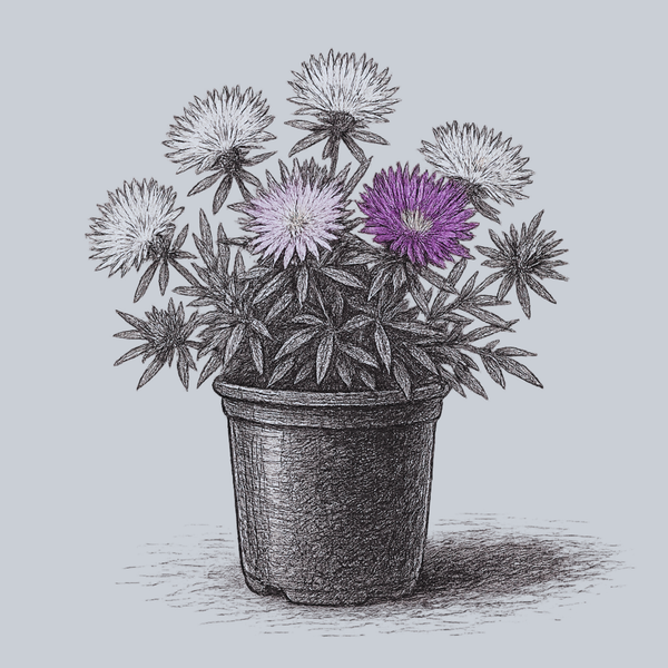 Colorwheel Stokes' Aster