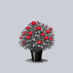 Crimson Meidiland Rose