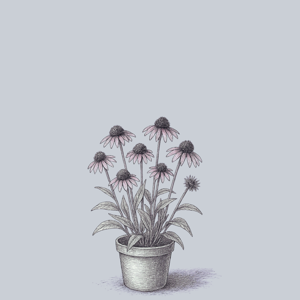 Double Scoop Raspberry Deluxe Coneflower