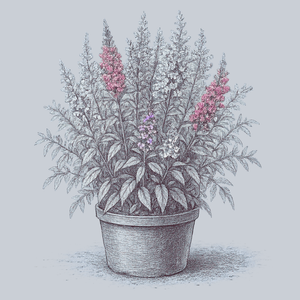 Fourth Of July Butterfly Bush