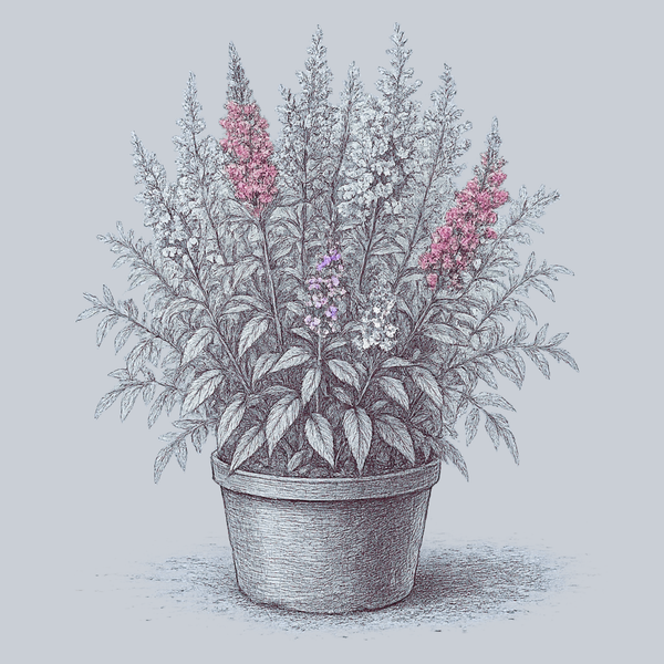 Fourth Of July Butterfly Bush