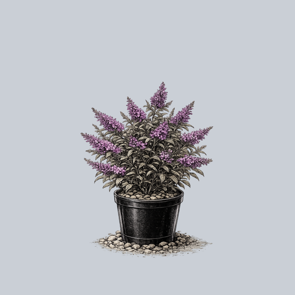 Fourth of July Butterfly Bush