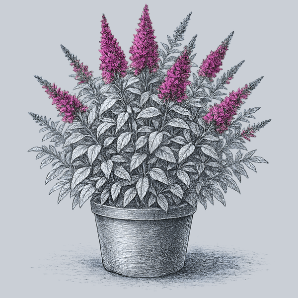 Funky Fuchsia Butterfly Bush