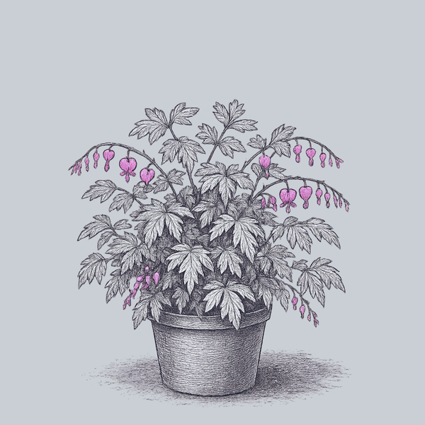 Gold Heart Bleeding Heart