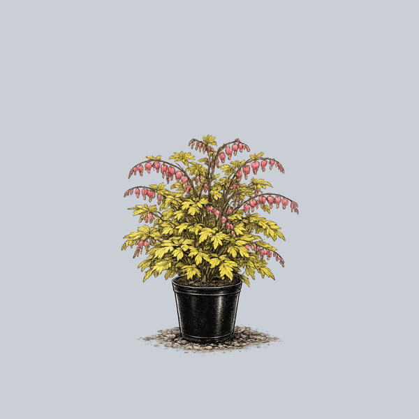 Gold Heart Bleeding Heart