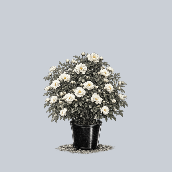 Grace N' Grit White Rose
