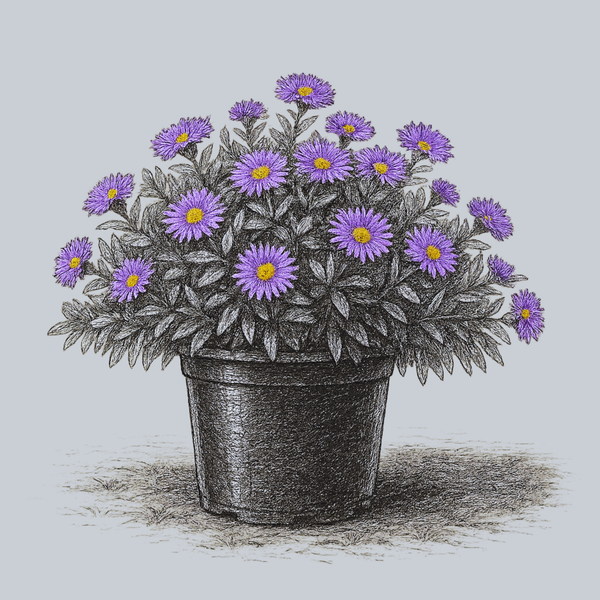 Honeysong Purple Stokes' Aster