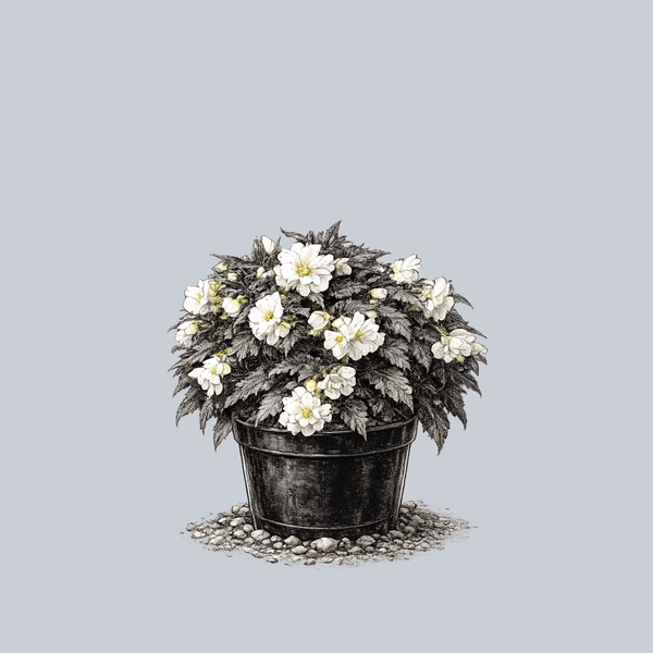 Nonstop Joy Mocca White Begonia