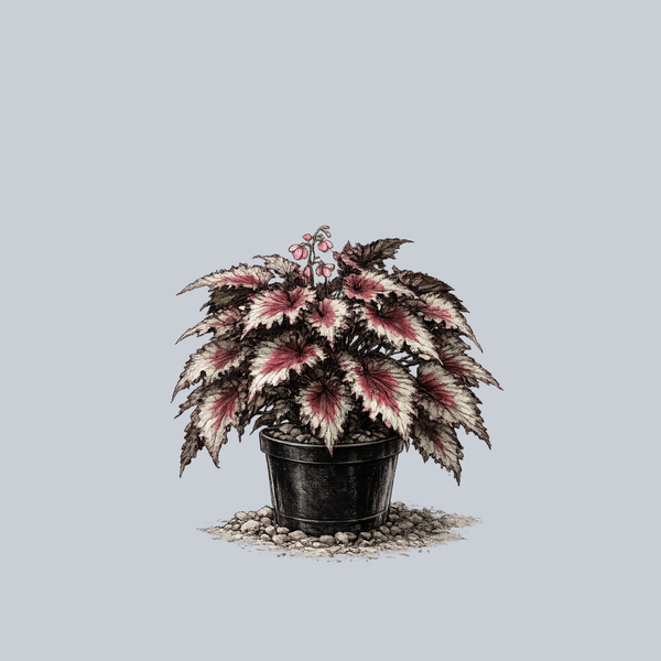 Jurassic Red Splash Rex Begonia