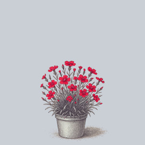 Kahori Scarlet Dianthus