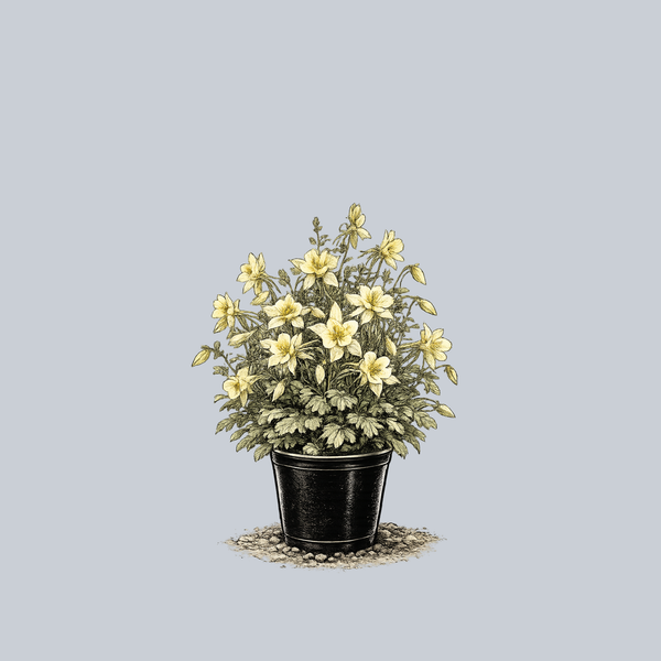 can you plant columbine in pots Kirigami Yellow Columbine – Plant Detectives