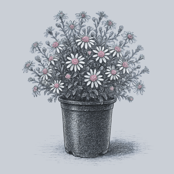 Lady in Black Calico Aster