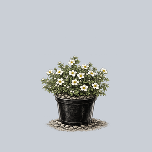 McKay's White Potentilla