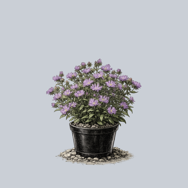 Mel's Blue Stokes Aster