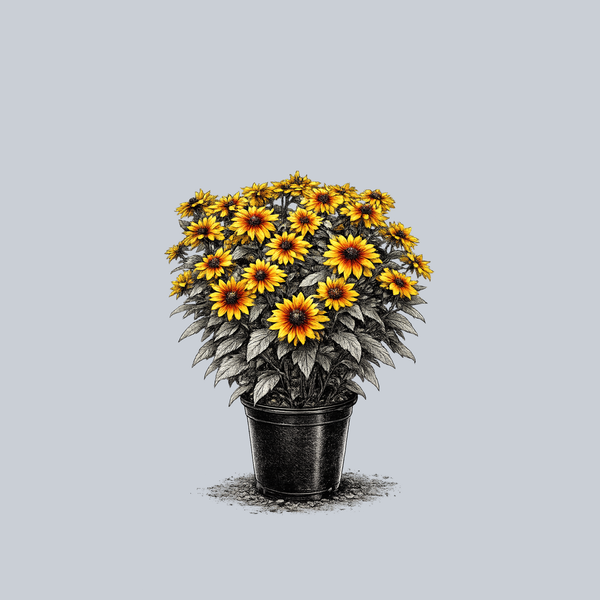 Minibeckia Flame Black-Eyed Susan