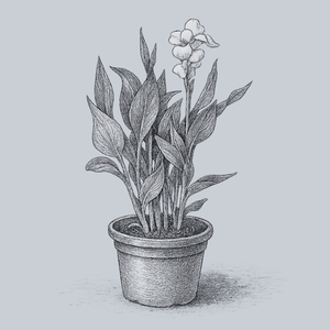 Moonshine Canna Lily