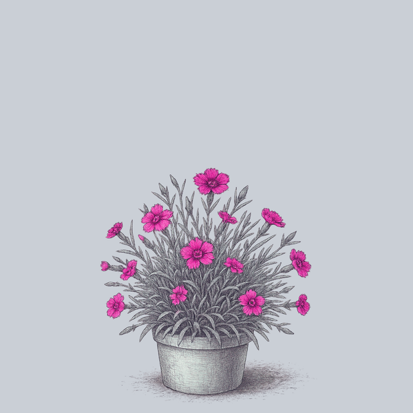 Mountain Frost Rose Bouquet Dianthus