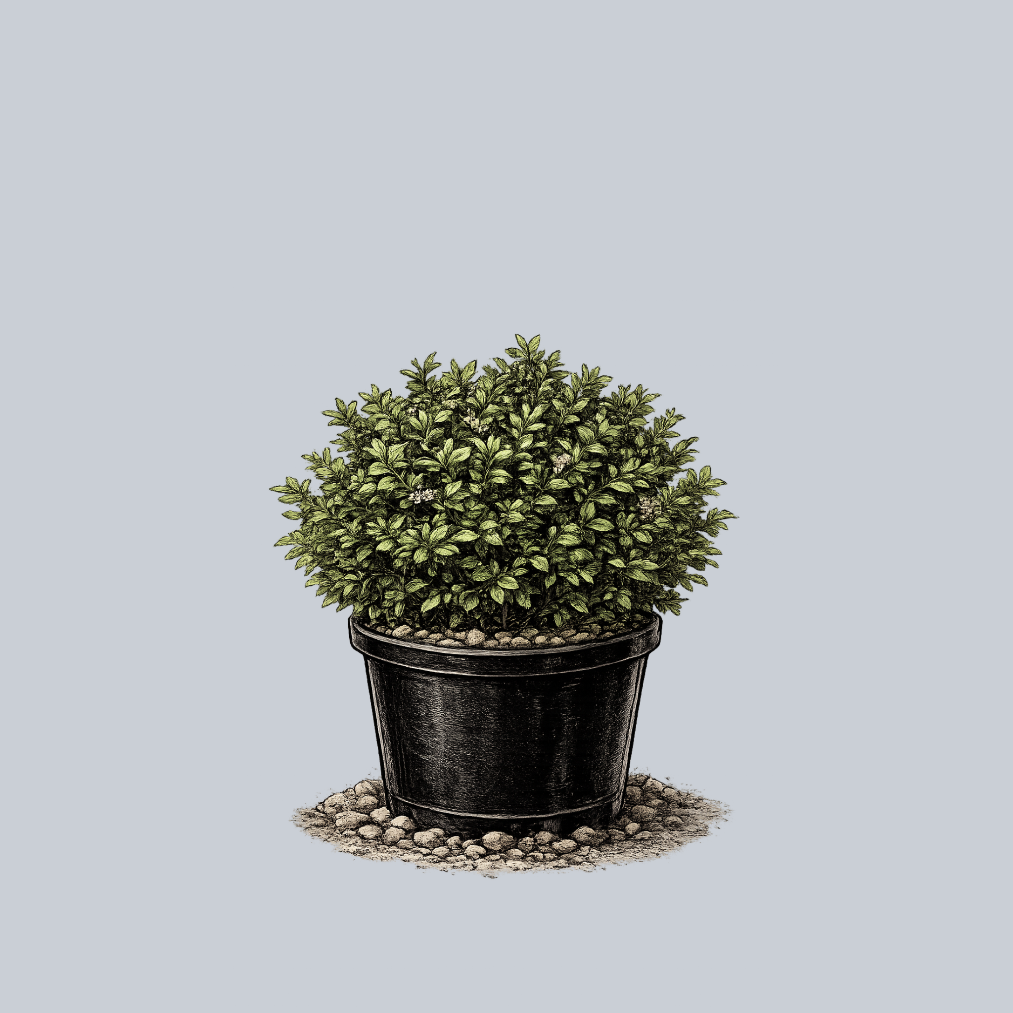 BUSH DE BRUNT CHECKMATE L オリーブ Boxwood (Buxus Green Gem) - Bumbee's