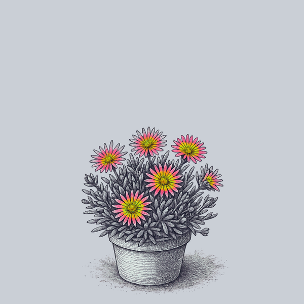 Ocean Sunset Orange Vibe Ice Plant