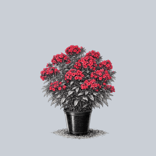 Peacock Cherry Red Tall Garden Phlox