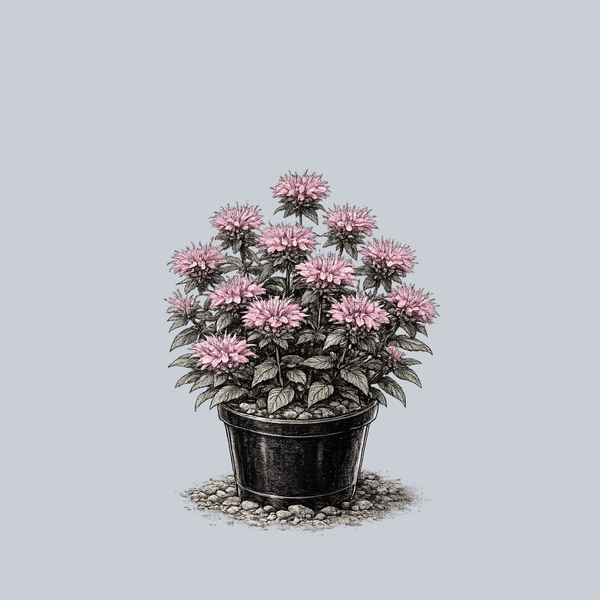 Pink Frosting Bee Balm