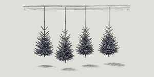Hanging Christmas Trees