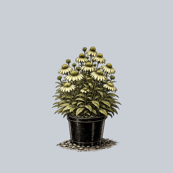 Puff Vanilla Coneflower