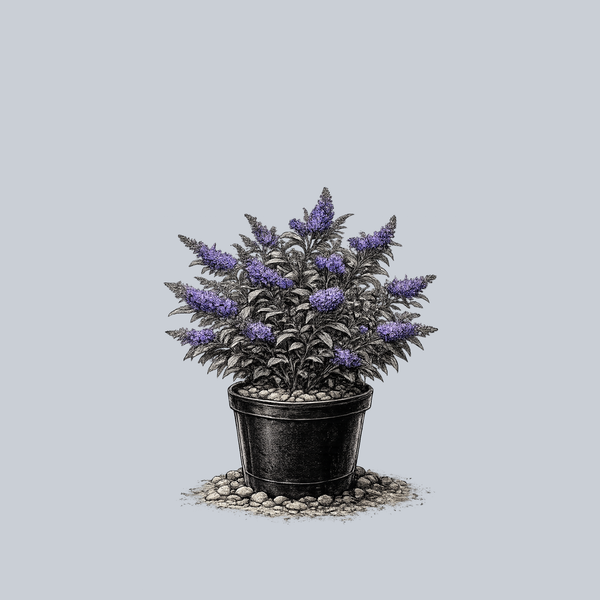 Pugster Blue Butterfly Bush