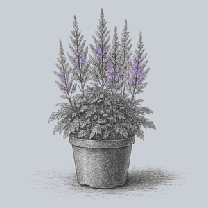 Purple Candles Astilbe