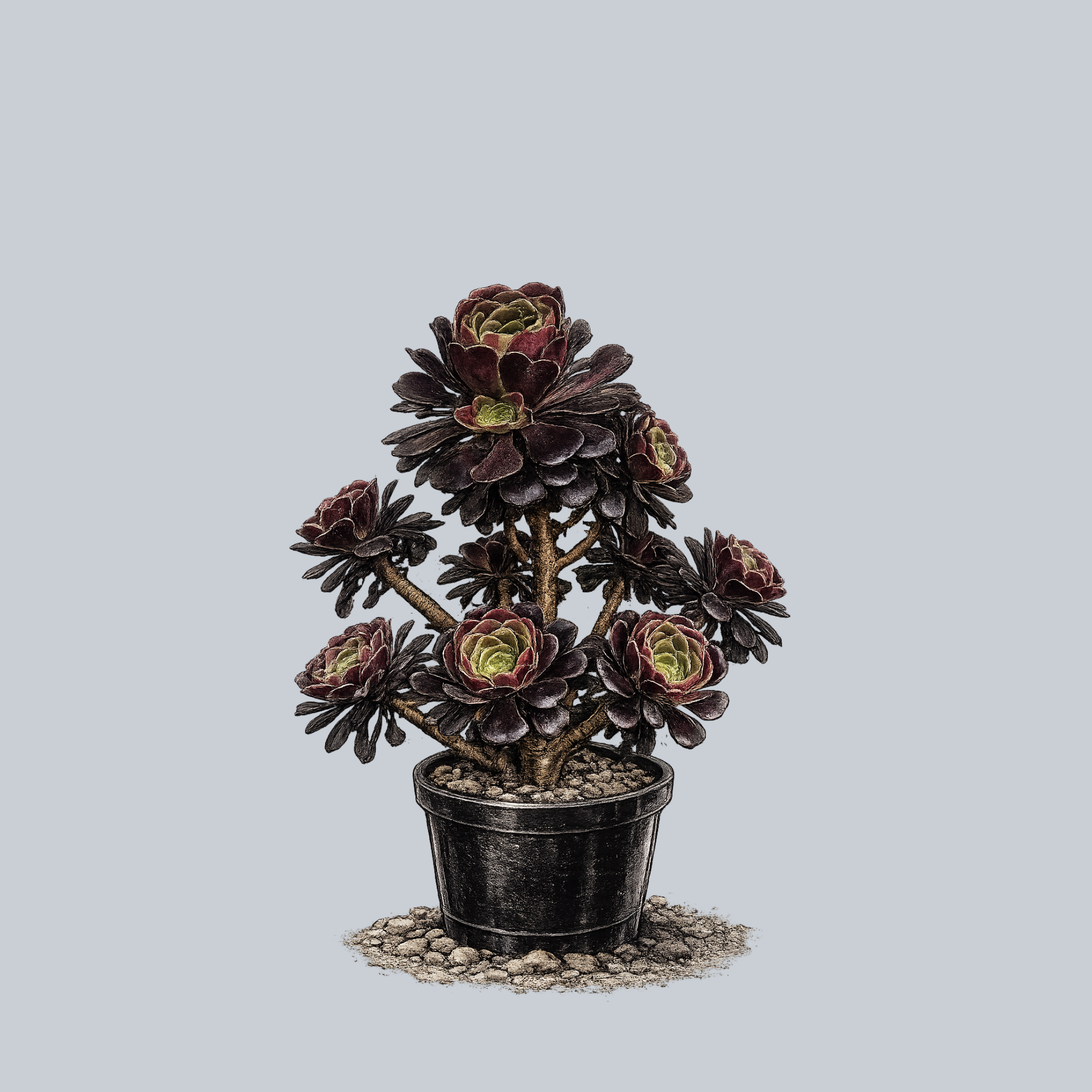 purple succulent tree Purple Tree Aeonium – Plant Detectives