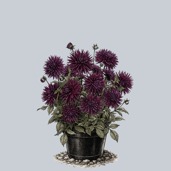 Purple Gem Dahlia