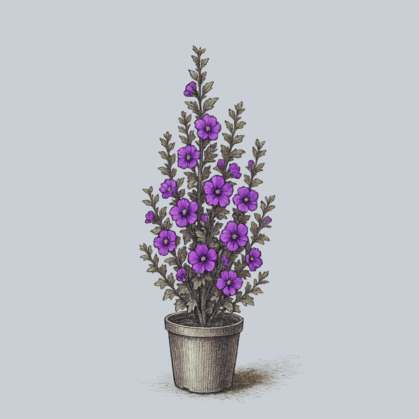 Purple Pillar Rose of Sharon