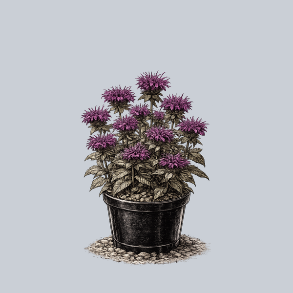 Purple Rooster Bee Balm